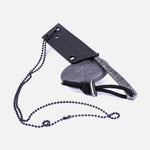 Завантажте зображення в засіб перегляду галереї, Короїд. Ніж шийний / Кам'яна структура / Чорний
